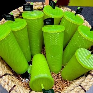 Glow in the dark Starbucks cup.